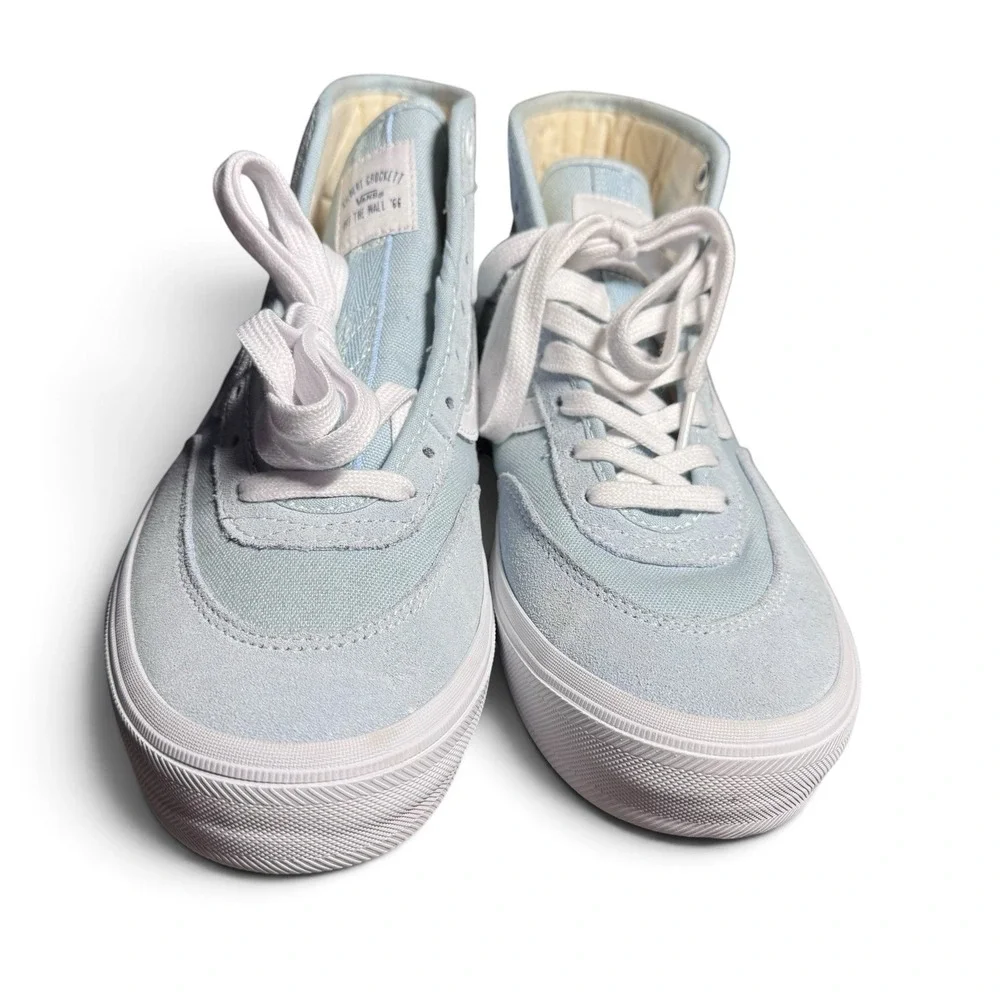 Vans Gilbert Crockett Pro Mid Men's 8 Winter Sky White Skate Shoes NWOB